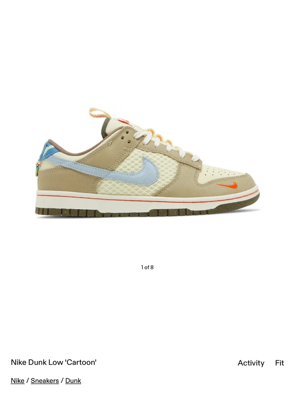 Nike Dunk Low Cartoon